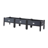 Maxbell Large Planter Box with Legs Backyard Patio Deck Flower Box Raised Garden Bed 150cmx40cmx33cm