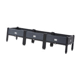Maxbell Large Planter Box with Legs Backyard Patio Deck Flower Box Raised Garden Bed 150cmx40cmx33cm