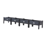 Maxbell Large Planter Box with Legs Backyard Patio Deck Flower Box Raised Garden Bed 200cmx40cmx33cm