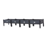 Maxbell Large Planter Box with Legs Backyard Patio Deck Flower Box Raised Garden Bed 200cmx40cmx33cm