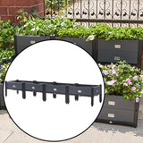 Maxbell Large Planter Box with Legs Backyard Patio Deck Flower Box Raised Garden Bed 200cmx40cmx33cm