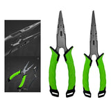 Maxbell Fishing Pliers Sturdy Split Rings Pliers with Handle Portable Fishing Gadget 7 Inch
