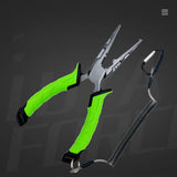 Maxbell Fishing Pliers Sturdy Split Rings Pliers with Handle Portable Fishing Gadget 7 Inch