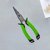 Maxbell Fishing Pliers Sturdy Split Rings Pliers with Handle Portable Fishing Gadget 7 Inch