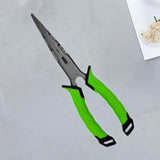 Maxbell Fishing Pliers Sturdy Split Rings Pliers with Handle Portable Fishing Gadget 9 Inch