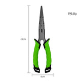 Maxbell Fishing Pliers Sturdy Split Rings Pliers with Handle Portable Fishing Gadget 9 Inch