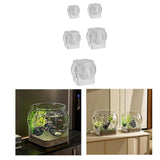 Maxbell Fish Tank for Home Decor for Beginners and Enthusiasts Transparent Fish Bowl S