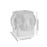 Maxbell Fish Tank for Home Decor for Beginners and Enthusiasts Transparent Fish Bowl XL