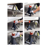 Maxbell Car Lift Jack Stand Rubber Pad Attachment Black Slotted Frame Jack Stand Pad 3 Ton