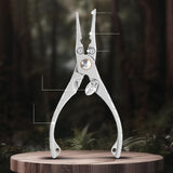 Fishing Pliers High Precision Lightweight Fishing Tool Sturdy Fishing Gadget Silver