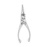 Fishing Pliers High Precision Lightweight Fishing Tool Sturdy Fishing Gadget Silver