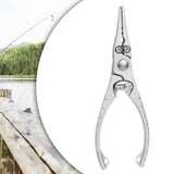 Fishing Pliers High Precision Lightweight Fishing Tool Sturdy Fishing Gadget Silver