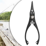 Maxbell Fishing Pliers High Precision Lightweight Fishing Tool Sturdy Fishing Gadget Gray