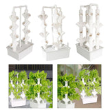 Maxbell Hydroponics Growing System High Yield Wear Resistant Vertical Garden Planter 2 Columns