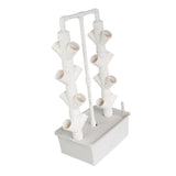 Maxbell Hydroponics Growing System High Yield Wear Resistant Vertical Garden Planter 2 Columns