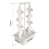 Maxbell Hydroponics Growing System High Yield Wear Resistant Vertical Garden Planter 2 Columns