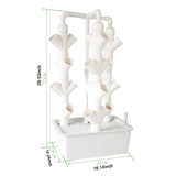 Maxbell Hydroponics Growing System High Yield Wear Resistant Vertical Garden Planter 3 Columns
