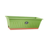 Maxbell Flower Window Box Vegetable Planter Rectangular for Garden Kitchen Versatile Green