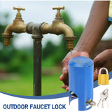 Maxbell Water Spigot Lock Home Keyed Padlock Faucet Cover Garden Outdoor Faucet Lock