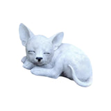 Maxbell Lying Fox Ornament Unique Decorations Balcony Resin Sleeping Fox Sculpture