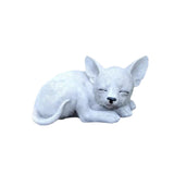 Maxbell Lying Fox Ornament Unique Decorations Balcony Resin Sleeping Fox Sculpture