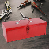 Maxbell Portable Metal Tool Box Organizer Versatile 15x6.3x5inch for Mechanic Sturdy
