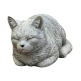 Outdoor Cat Statue Pet Balcony Remembrance Resin Memorial Cat Ornament