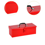 Iron Tool Box Container Tool Case Portable for Garages Electrician Workshops