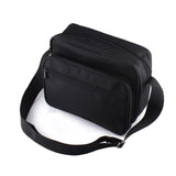 Maxbell Thickened Tool Bag Zipper Tool Pouch 24x19cm Multipurpose for Plumbers Black