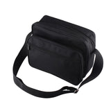 Maxbell Thickened Tool Bag Zipper Tool Pouch 24x19cm Multipurpose for Plumbers Black