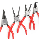 Maxbell 4 Pieces 7" Snap Ring Pliers Set Heavy Duty Internal/External Circlip Pliers