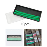 Maxbell 10x Drill Bit Storage Boxes Carrier Tool Box Car Garden Organiser Organizers