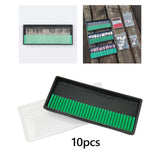 Maxbell 10x Drill Bit Storage Boxes Carrier Tool Box Car Garden Organiser Organizers