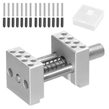 Maxbell 304 Stainless Steel Bench Vise Versatile for Metalworking Polishing Workshop