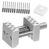 Maxbell 304 Stainless Steel Bench Vise Versatile for Metalworking Polishing Workshop