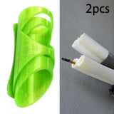 Maxbell 2 Pieces Pipe Wrap Insulation Foam Cutting Tool Accessory Professional Green