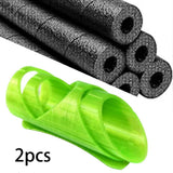 Maxbell 2 Pieces Pipe Wrap Insulation Foam Cutting Tool Accessory Professional Green