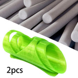 Maxbell 2 Pieces Pipe Wrap Insulation Foam Cutting Tool Accessory Professional Green