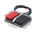 Maxbell Foot Pedal Control Switch Footswitch for Welding Equipment Textile Equipment