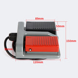 Maxbell Foot Pedal Control Switch Footswitch for Welding Equipment Textile Equipment