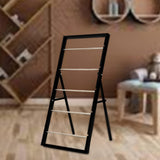 Maxbell Ribbon Organizer 5 Tier Spool Storage Tool for Sewing Craft Room Scarf Towel Black