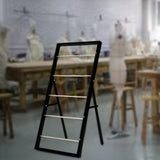 Maxbell Ribbon Organizer 5 Tier Spool Storage Tool for Sewing Craft Room Scarf Towel Black