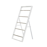 Maxbell Ribbon Organizer 5 Tier Spool Storage Tool for Sewing Craft Room Scarf Towel White