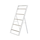 Maxbell Ribbon Organizer 5 Tier Spool Storage Tool for Sewing Craft Room Scarf Towel White