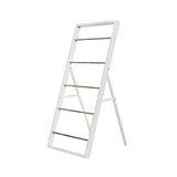 Maxbell Ribbon Organizer 5 Tier Spool Storage Tool for Sewing Craft Room Scarf Towel White
