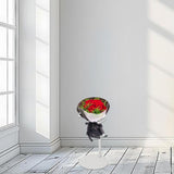 Maxbell Bouquet Display Stand Practical Flower Bouquet Holder for Wedding Store Home White 15cm to 30cm