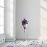 Maxbell Bouquet Display Stand Practical Flower Bouquet Holder for Wedding Store Home White 32cm to 60cm