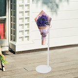 Maxbell Bouquet Display Stand Practical Flower Bouquet Holder for Wedding Store Home White 32cm to 60cm