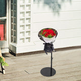 Maxbell Bouquet Display Stand Practical Flower Bouquet Holder for Wedding Store Home Black 15cm to 30cm