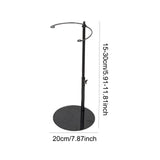 Maxbell Bouquet Display Stand Practical Flower Bouquet Holder for Wedding Store Home Black 15cm to 30cm